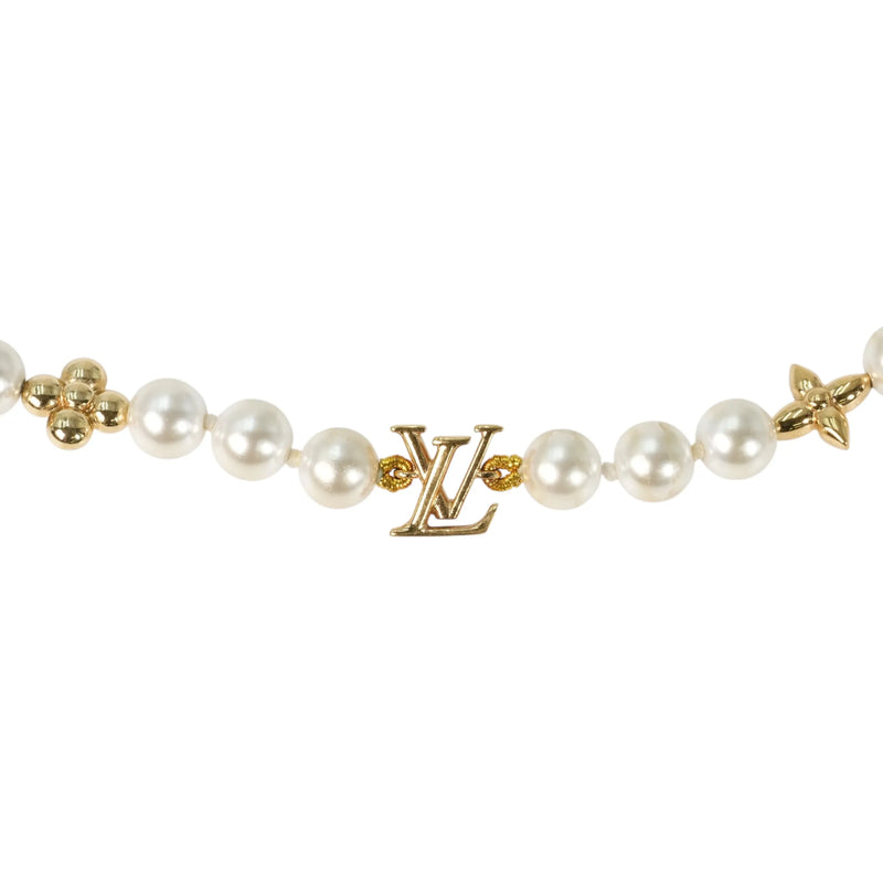 Louis Vuitton My LV Pearl Bracelet - Gold Plated