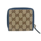 GUCCI GG Canvas Compact Wallet - Brown