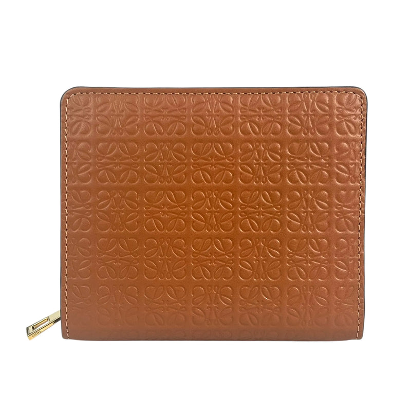 Loewe Repeat  Compact Wallet - Brown