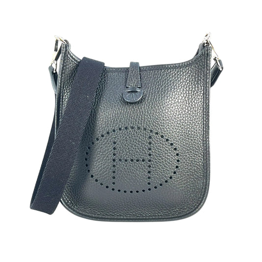 HERMES Evelyne TPM Taurillon Shoulder Bag - Black