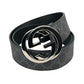 GUCCI Interrocking G Belt - Black - 34214 