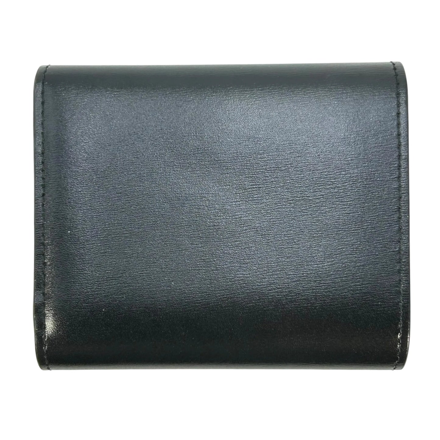CELINE Triomphe Calfskin Compact Wallet - Black 
