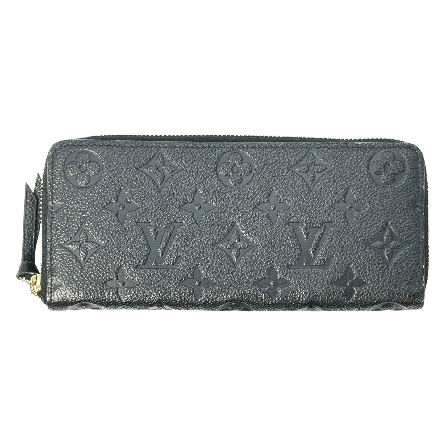 LOUIS VUITTON Portefeuille Monogram Empreinte Long Wallet - Black 