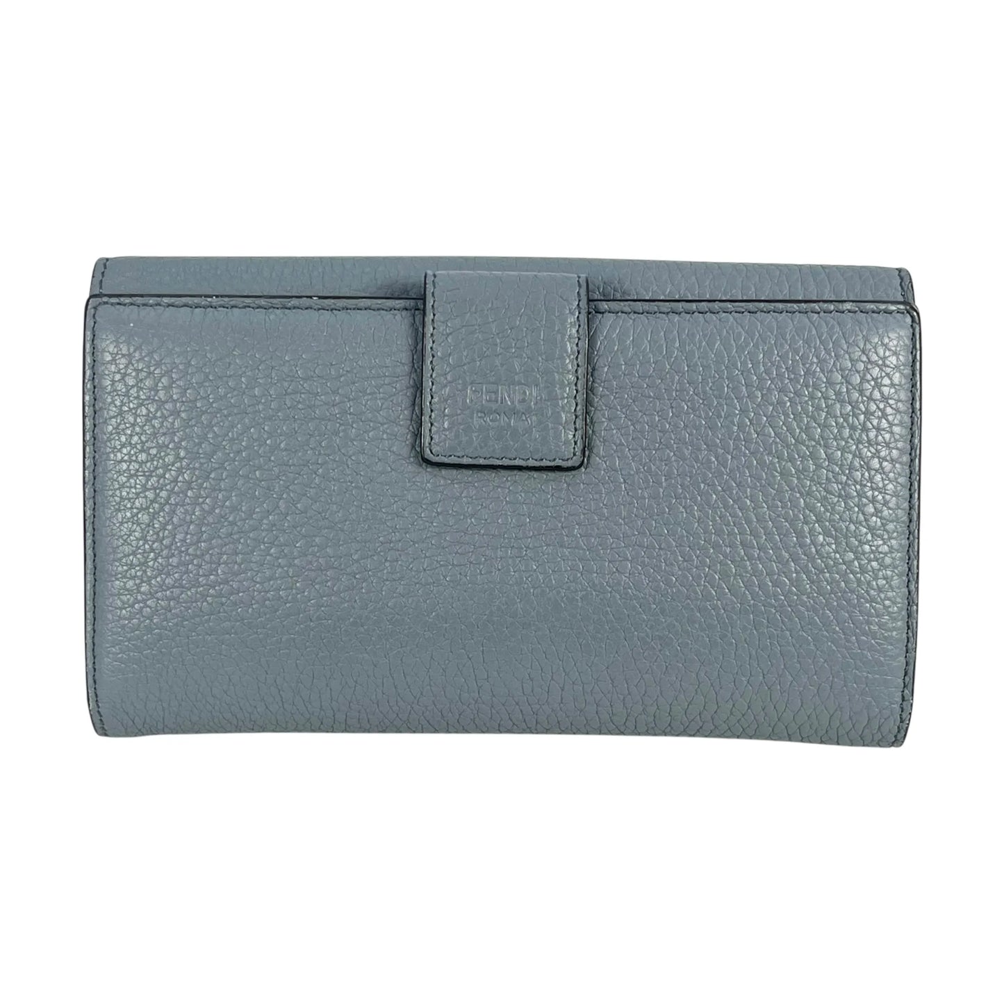 FENDI Peekaboo Continental Long Wallet - Blue 