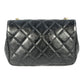 CHANEL Matelasse Lambskin Pearl Chain Shoulder Bag - Black