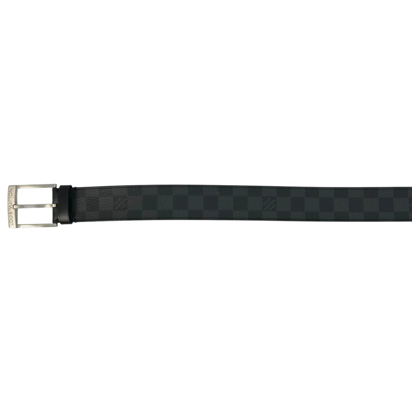 LOUIS VUITTON Damier Graphite Belt - Black