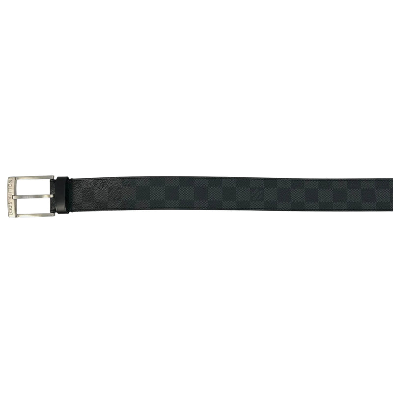 LOUIS VUITTON Damier Graphite Belt - Black