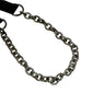 GUCCI Wallet Chain Leather Black