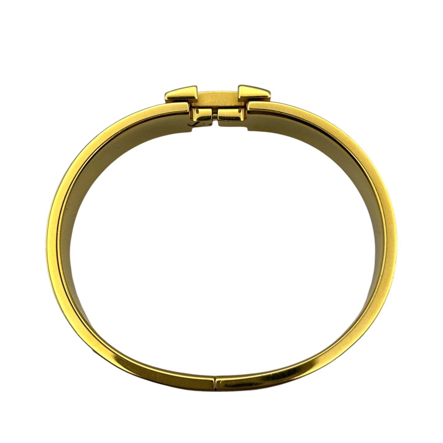 HERMES Clic H Orange Gold