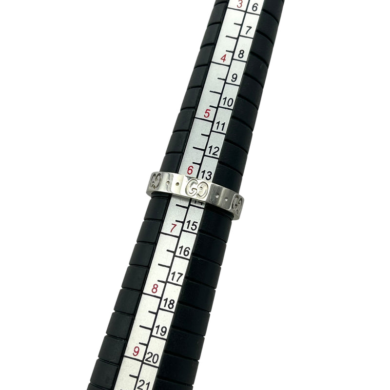 GUCCI Icon Ring 18KWG Jewelry