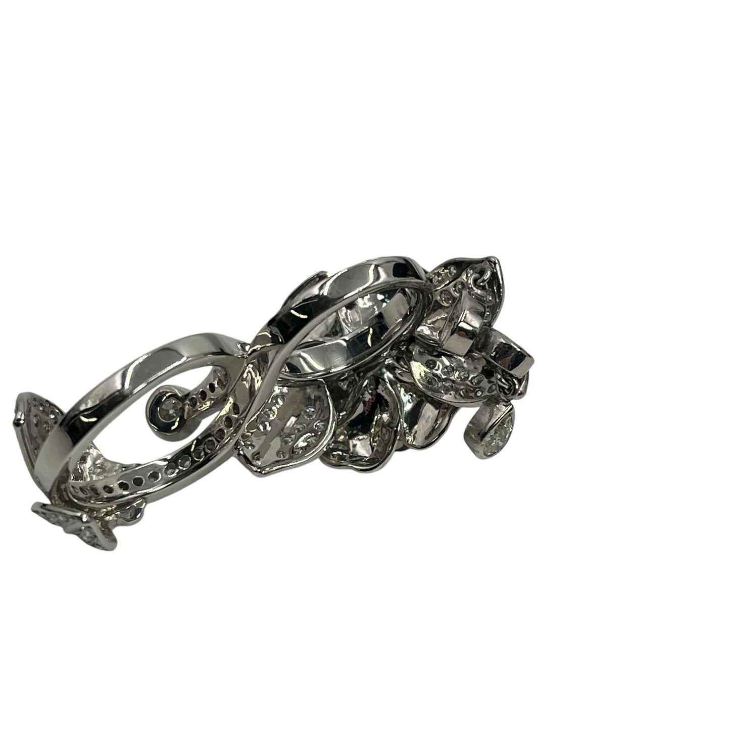 Platinum 950 Diamond Double Ring