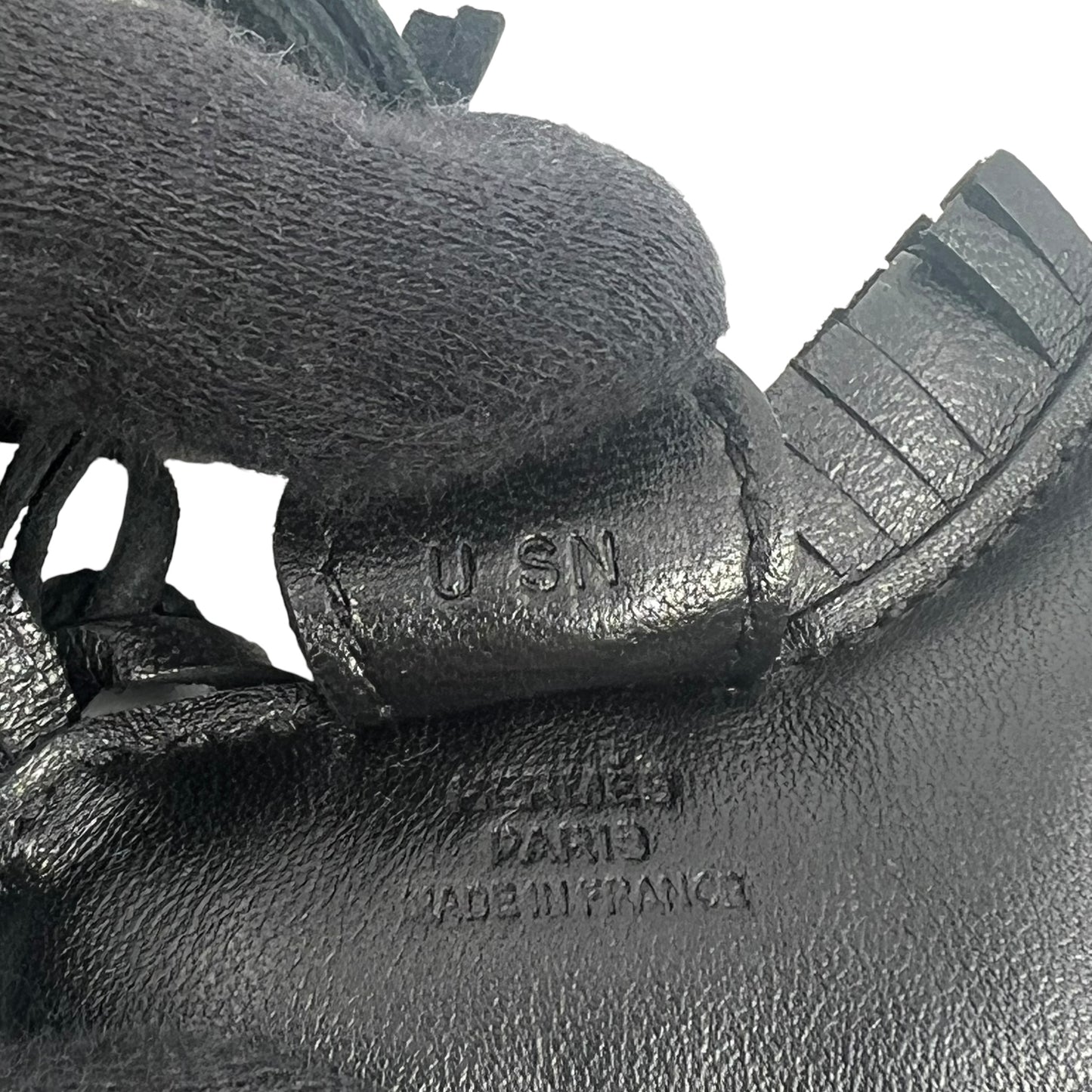 HERMES Rodeo Horse Bag Charm PM Black