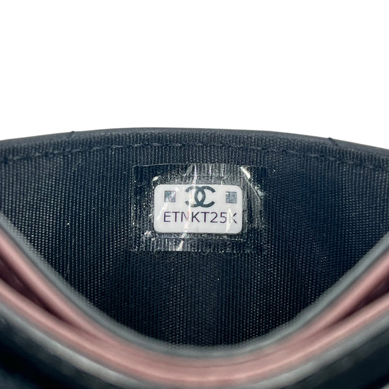 CHANEL 2.55 Chevron Quilted Card Case