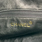 CHANEL Fringed Charm Chain Shoulder Green