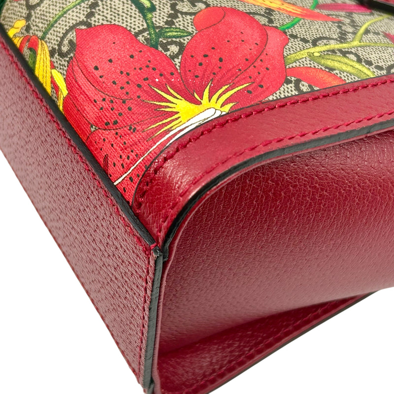 GUCCI Ophidia 2way Hand Bag Red Shoulder Bag