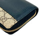 GUCCI GGsupreme×Leather Compact wallet