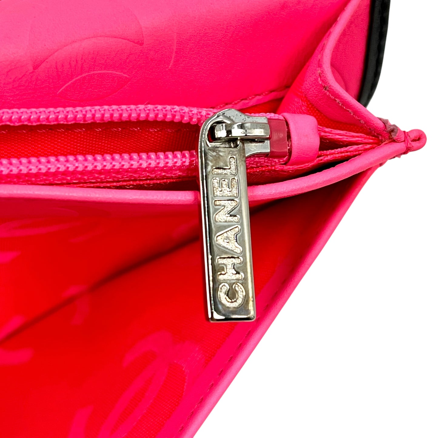 CHANEL Cambon Line Bi-fold long wallet