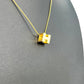 Hermès H Cube Necklace White