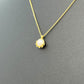 Tiffany Olive Leaf Pearl Pendant Necklace