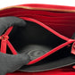 Saint Laurent YSL Logo Leather Round Zip Long Wallet - Red