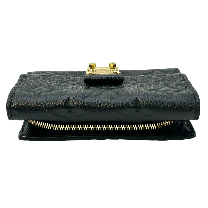 Louis Vuitton Monogram Empreinte Portefeuille Metis Conpact Wallet - Noir