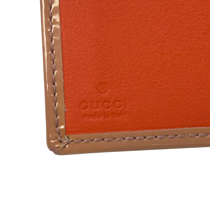 GUCCI GG Supreme Ribbon Card Case