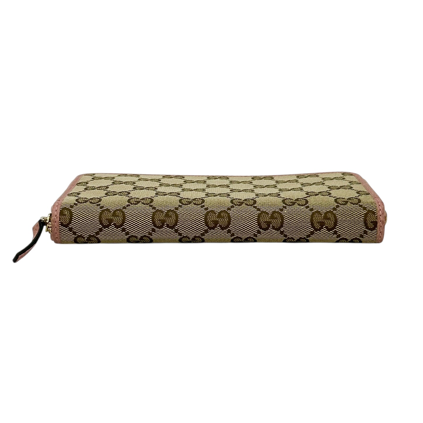 GUCCI GG Canvas Zip Around Long Wallet