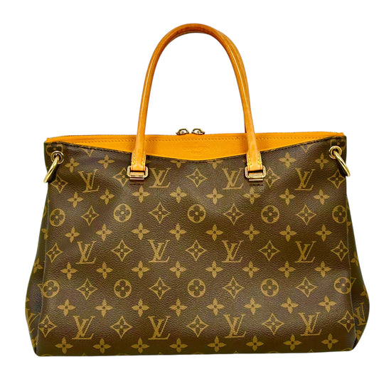 Louis Vuitton Monogram Pallas Safran 2way Hand Bag