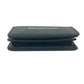 BALENCIAGA Classic Cash Leather Coin Purse Card Case Wallet - Black