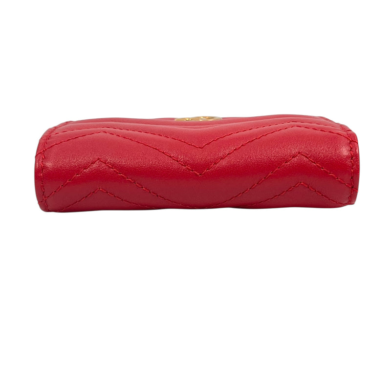 GUCCI GG Marmont Compact Wallet - Red