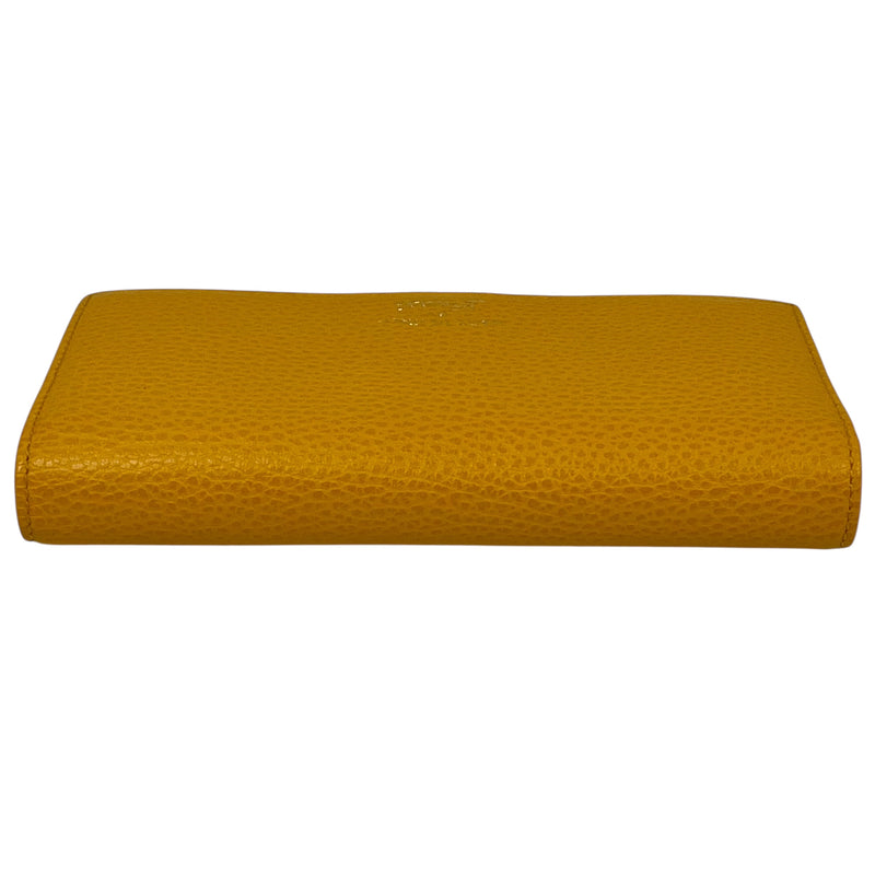 GUCCI Swing Continental Long Wallet - Yellow