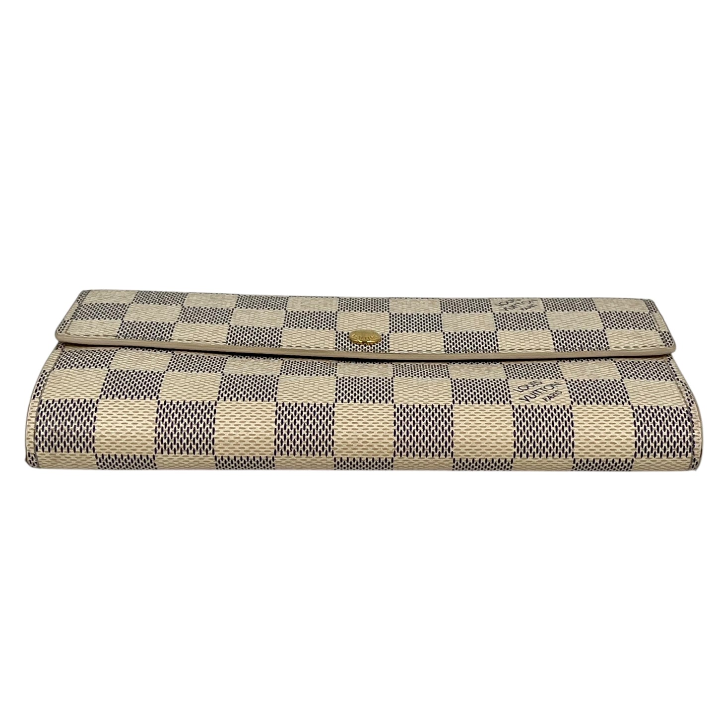 Louis Vuitton Damier Portefeille Sarah Long Wallet - White