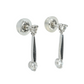 Pt900 Diamond Earring