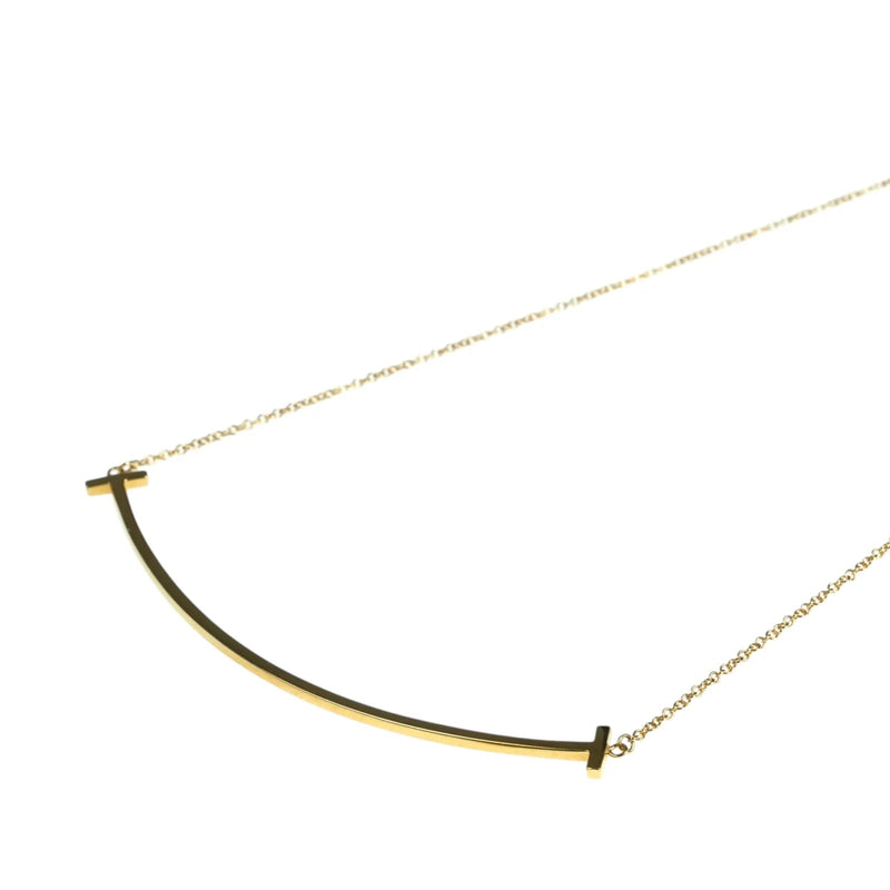 Tiffany T Smile Large Necklace 18KYG