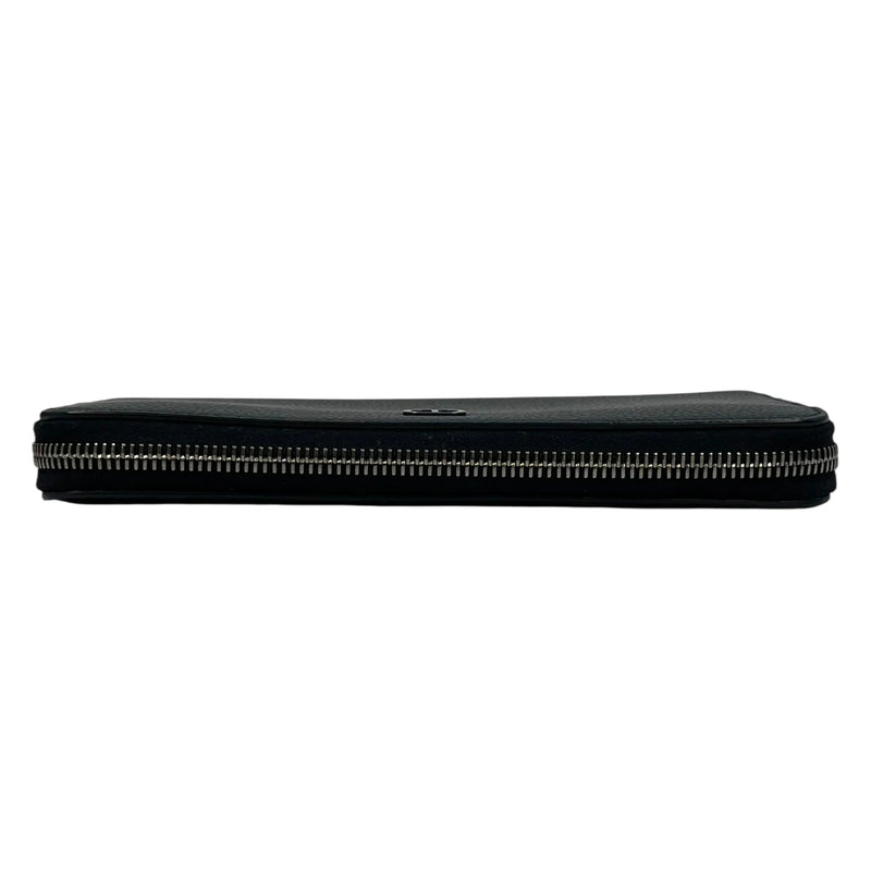 Dior CD Icon Round Zipper Long Wallet - Black