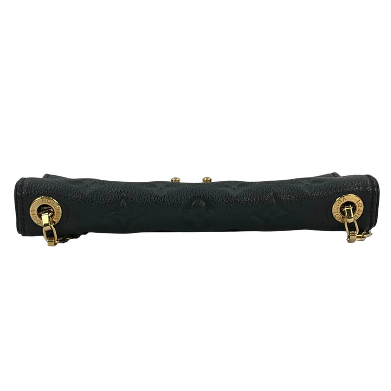 Louis Vuitton Empreinte Pochette Saint Germain Chain Shoulder Wallet - Black