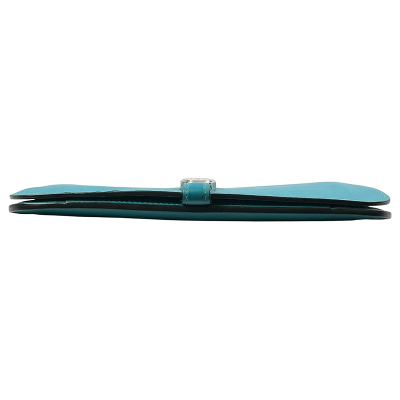 Hermes Dogon GM Bi-Fold Long Wallet - Turquoise