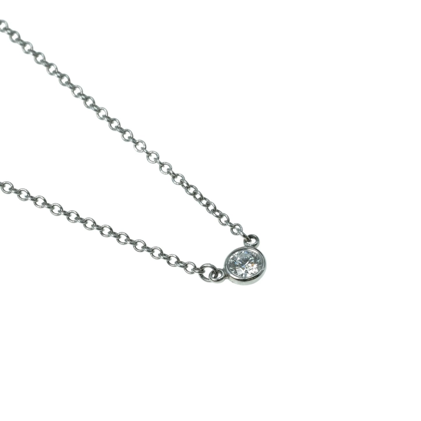 Tiffany & Co By The Yard Diamond Platinum Necklace - 34185
