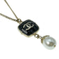 CHANEL CC Logo Fake Pearl Necklace 08A - Gold Plated