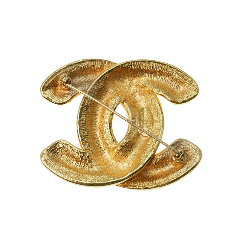 CHANEL CC Logo Brooch Accessories - Gold Plated