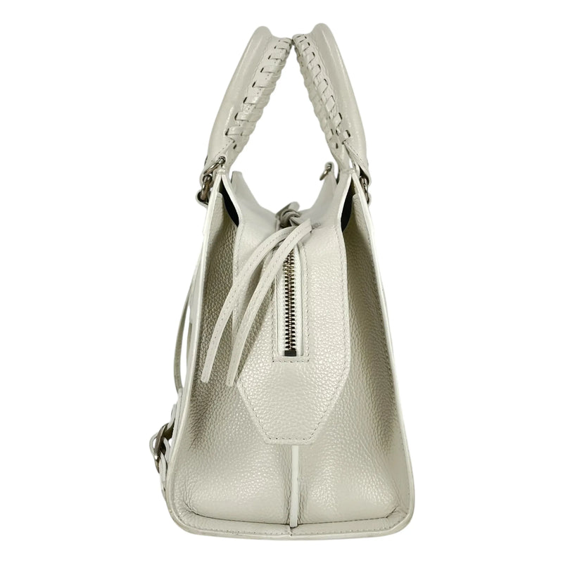 Balenciaga Neo Classic City Hand Bag - White