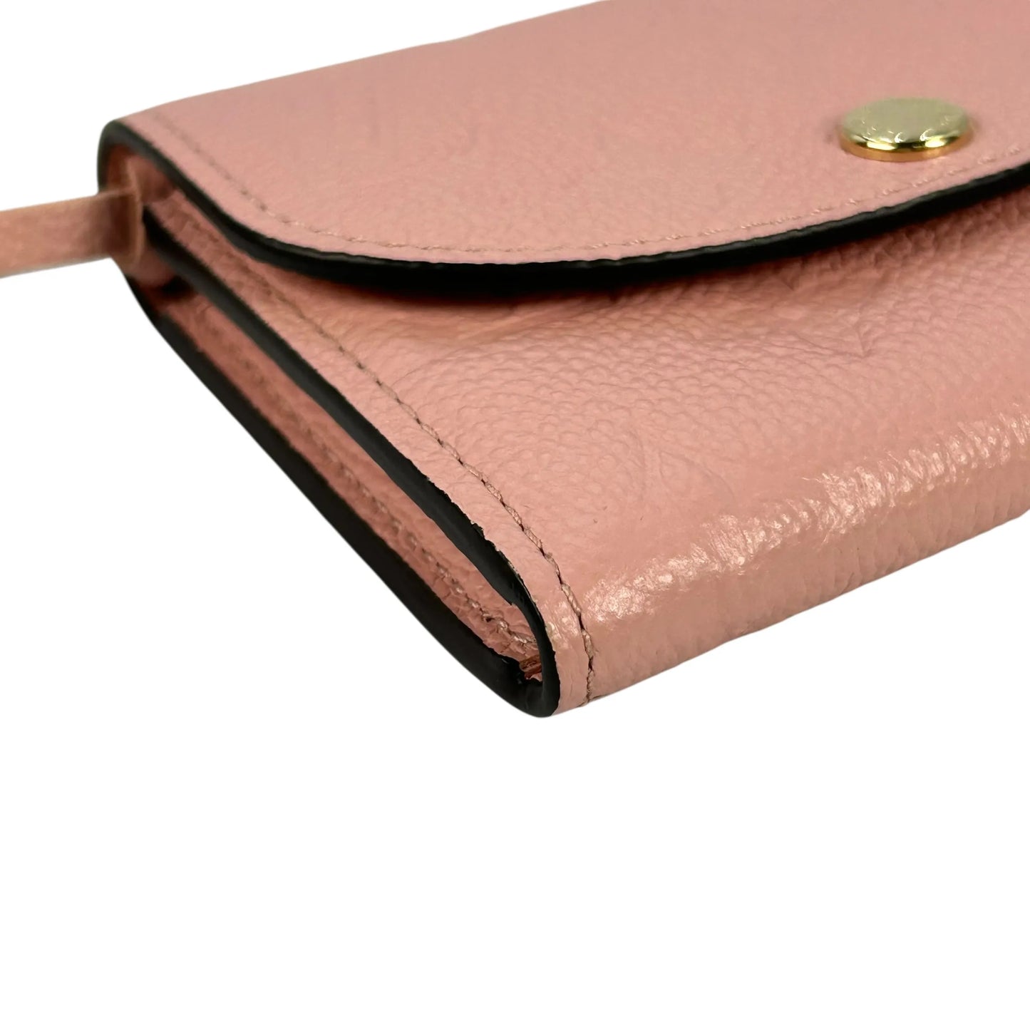 Louis Vuitton Monogram Empreinte Porte Monnaie Rosalie Coin Case - Pink 