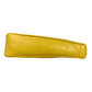 PRADA Triangle Leather Clutch Bag - Yellow