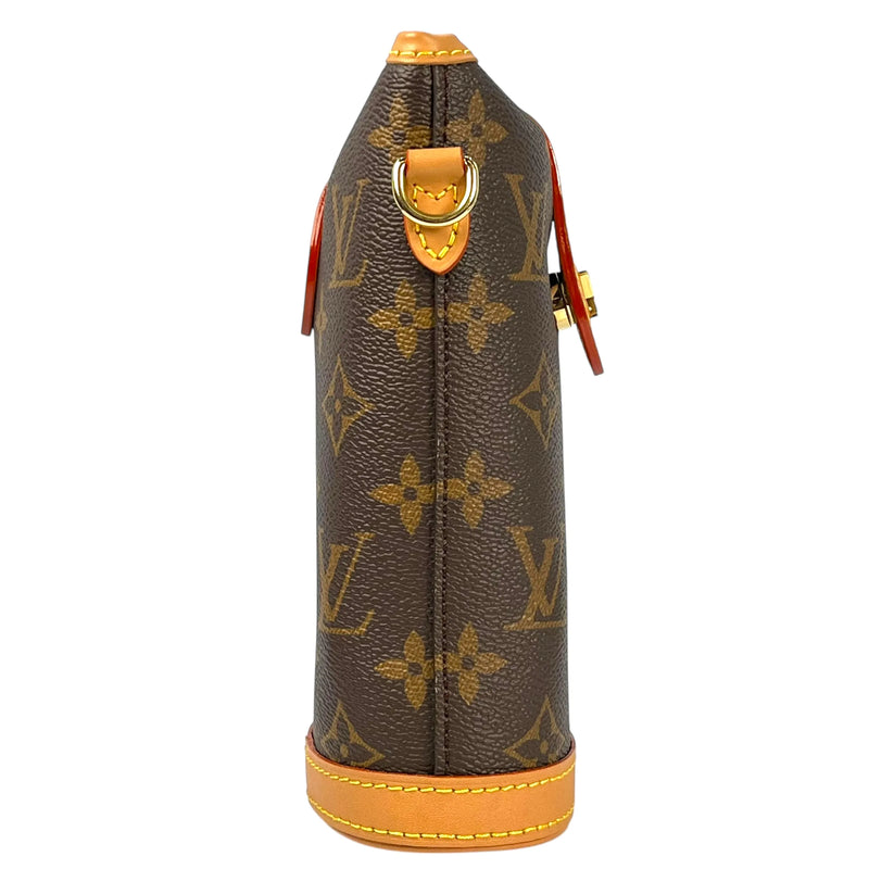 Louis Vuitton Monogram Fold Me Pouch Phone Case Shoulder Bag - Brown