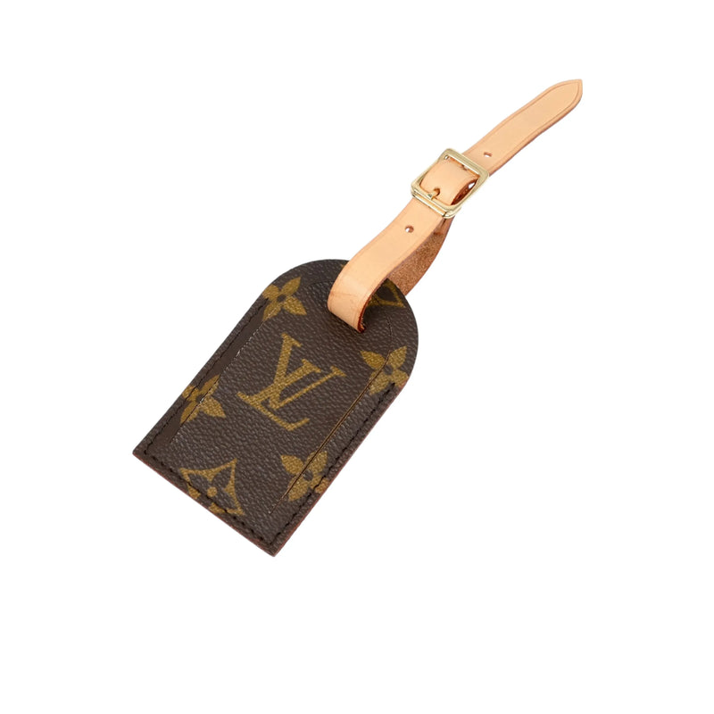 Louis Vuitton Monogram Luggage Name Tag - Brown