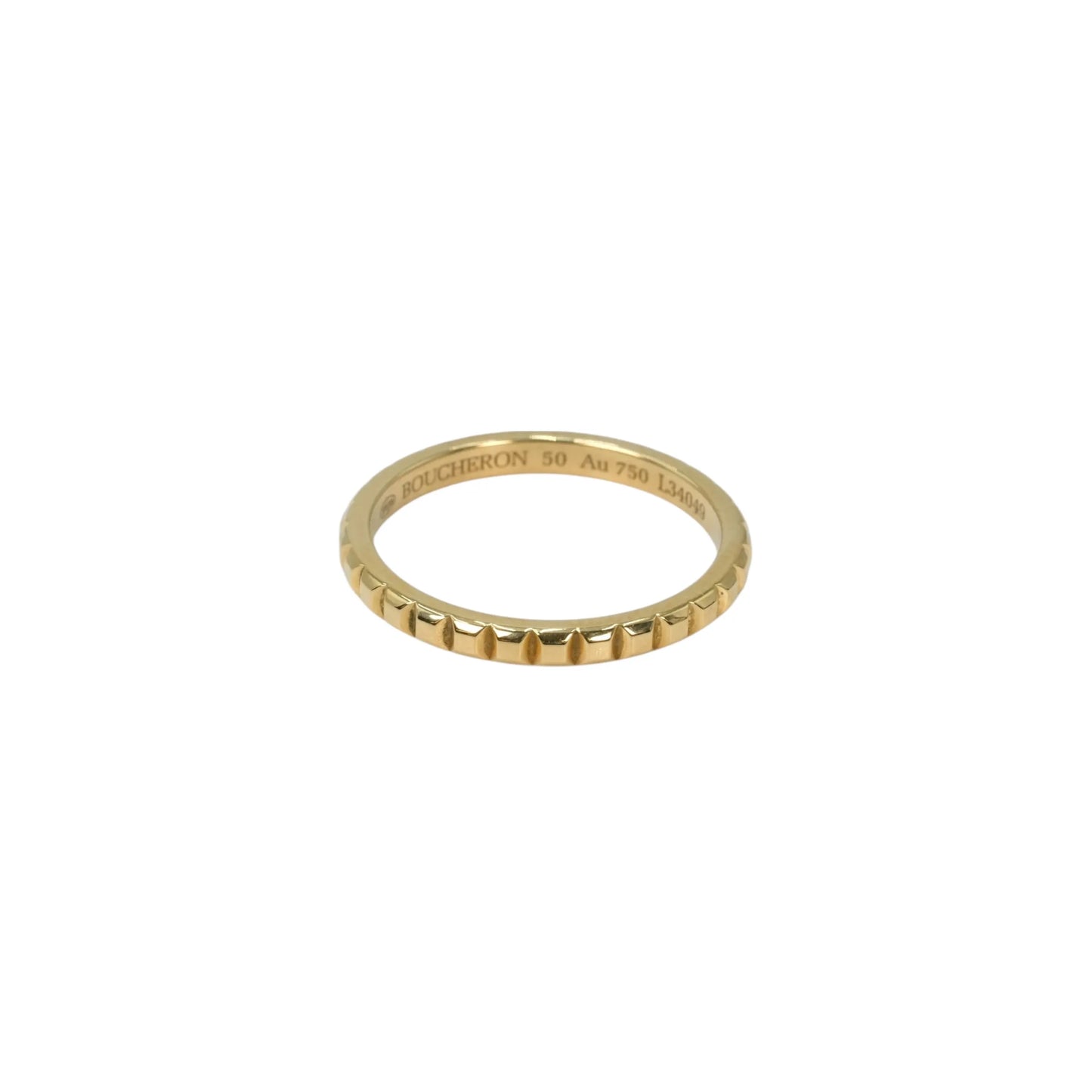 BOUCHERON Clou de Paris Ring 18KYG Jewelry