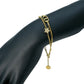 Dior Petit CD Double Bracelet Star Rhinestone - Gold Plated