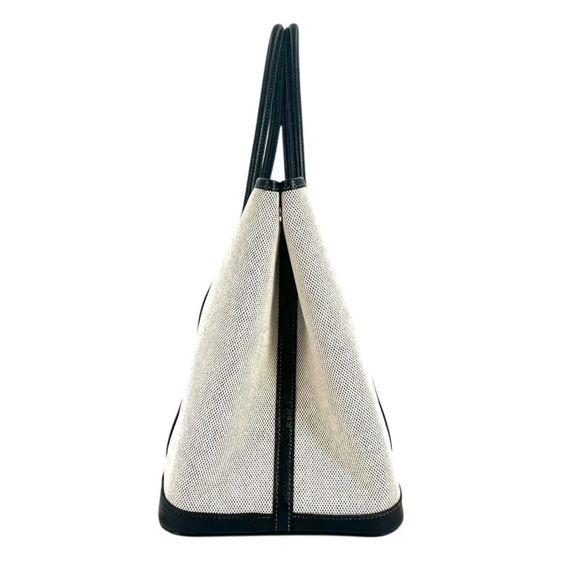 Hermès Garden Party PM ▢J Stamp (2006) Handbag/Tote Bag - Black/Noir 