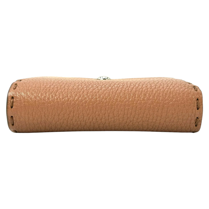 FENDI Selleria Compact Wallet - Brown