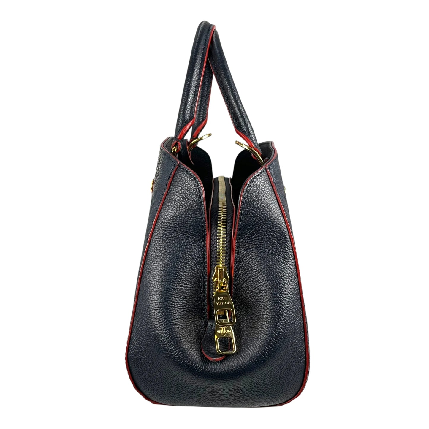 Louis Vuitton Monogram Empreinte Montaigne BB Hand Bag - Navy